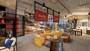 5 Person Coworking Desk