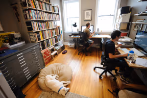 2 Person Coworking Desk