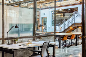 3 Person Coworking Desk