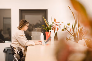1 Person Coworking Desk