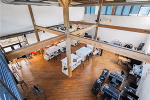 3 Person Coworking Desk