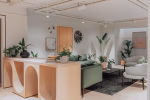 3 Person Coworking Desk