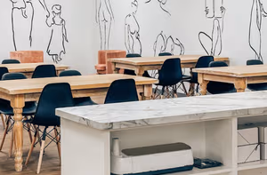 1 Person Coworking Desk