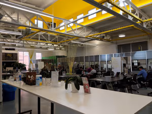 3 Person Coworking Desk