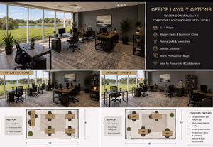 2 Person Private Office
