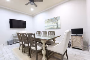 3 Person Coworking Desk