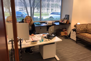 2 Person Coworking Desk