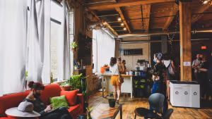 1 Person Coworking Desk