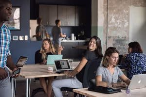 1 Person Coworking Desk