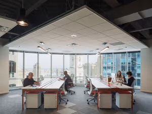 3 Person Coworking Desk