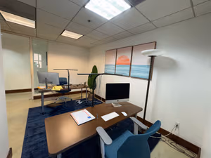 3 Person Coworking Desk