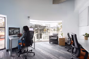 3 Person Coworking Desk