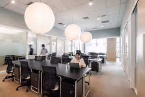 3 Person Coworking Desk