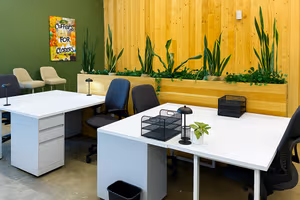 2 Person Coworking Desk