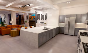 4 Person Coworking Desk