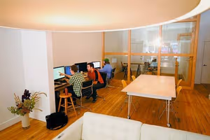 3 Person Coworking Desk