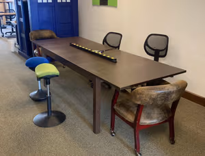 3 Person Coworking Desk