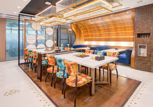 3 Person Coworking Desk