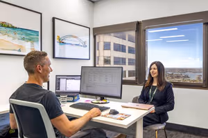 3 Person Coworking Desk