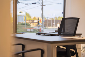 3 Person Coworking Desk