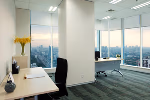 3 Person Coworking Desk