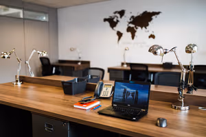 2 Person Coworking Desk