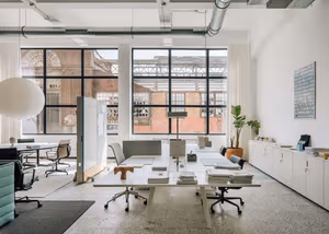 3 Person Coworking Desk