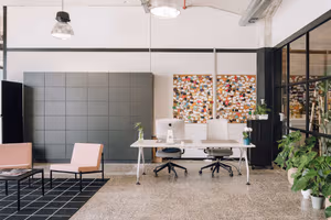 5 Person Coworking Desk