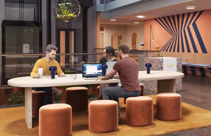 1 Person Coworking Desk