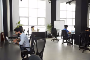 2 Person Coworking Desk