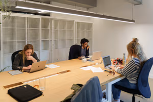 1 Person Coworking Desk