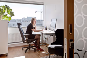 1 Person Coworking Desk