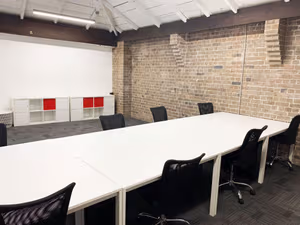 3 Person Coworking Desk