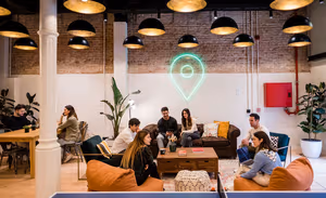 1 Person Coworking Desk