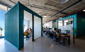 4 Person Coworking Desk