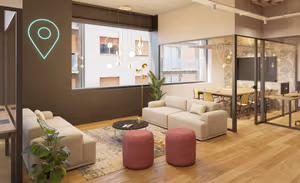 3 Person Private Office