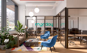 1 Person Coworking Desk