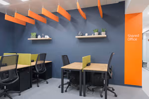 3 Person Coworking Desk