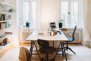 1 Person Coworking Desk