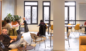 3 Person Coworking Desk