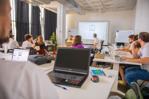 5 Person Coworking Desk