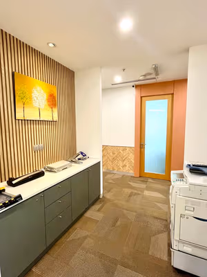 3 Person Coworking Desk