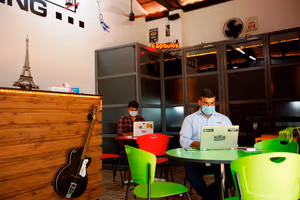 1 Person Coworking Desk