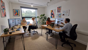 3 Person Private Office