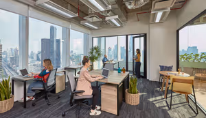 1 Person Coworking Desk