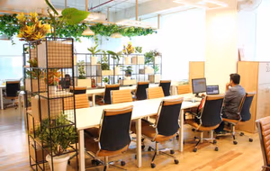 1 Person Coworking Desk