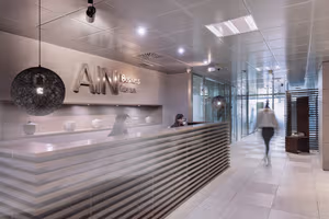 3 Person Coworking Desk