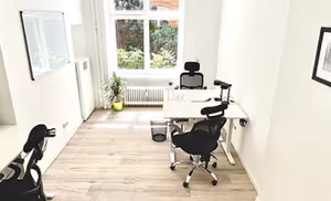 5 Person Coworking Desk