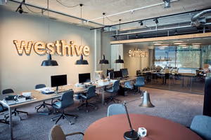 2 Person Coworking Desk