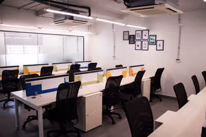 5 Person Coworking Desk